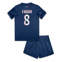 Echipament fotbal Paris Saint-Germain Fabian Ruiz #8 Tricou Acasa 2024-25 pentru copii maneca scurta (+ Pantaloni scurti)